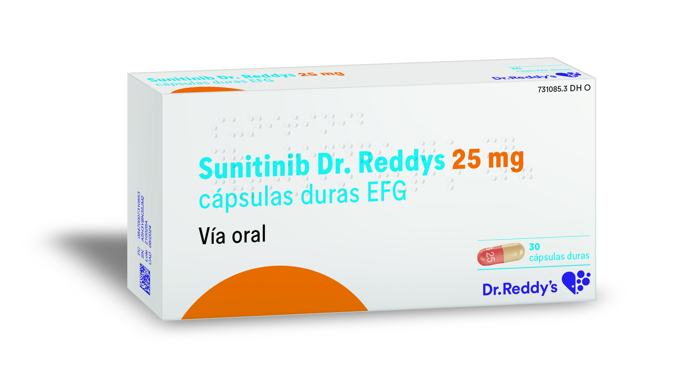 SUNITINIB DR. REDDYS EFG 25 mg 30 CAPSULAS