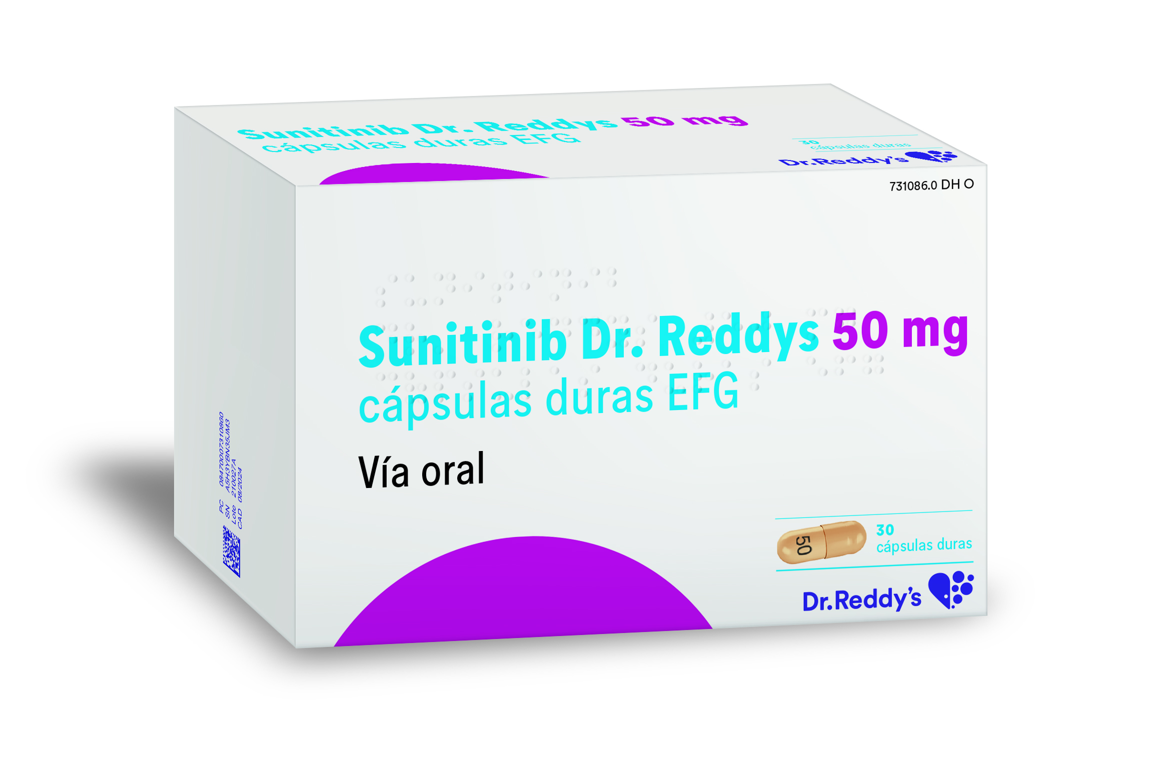 Sunitinib Dr. Reddys Efg 50 Mg 30 Capsulas - Farmacéuticos