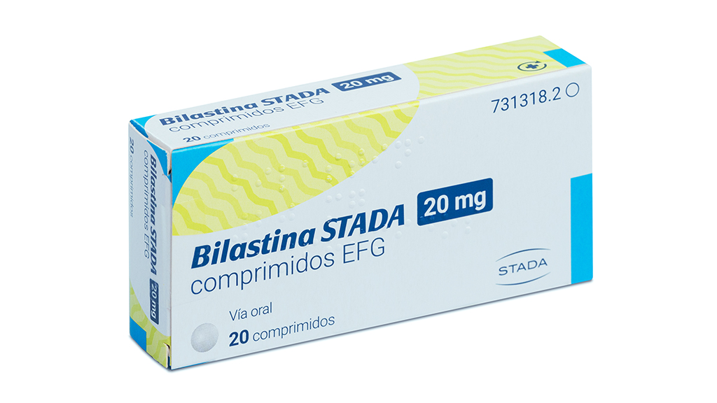 BILASTINA STADA EFG 20 mg 20 COMPRIMIDOS