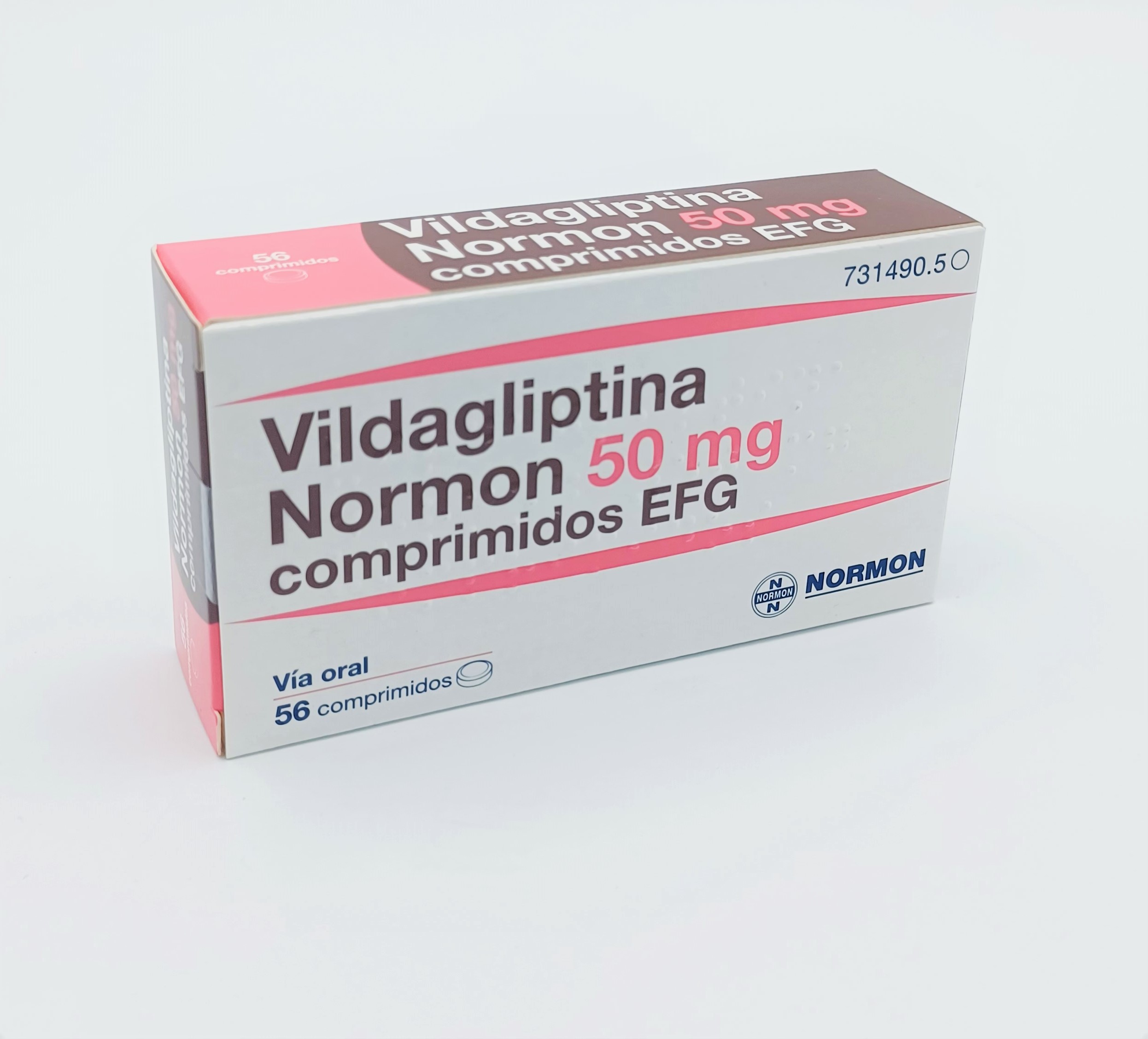 VILDAGLIPTINA NORMON EFG 50 mg 56 COMPRIMIDOS