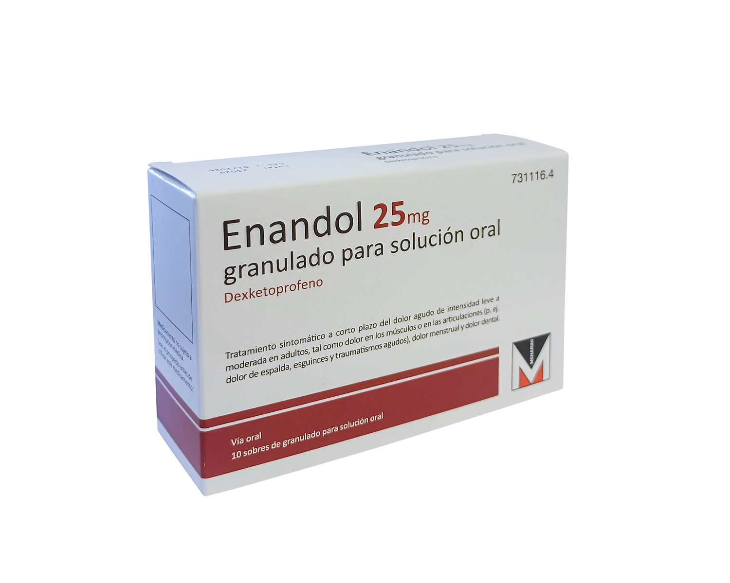 ENANDOL 25 mg 10 SOBRES GRANULADO PARA SOLUCION ORAL