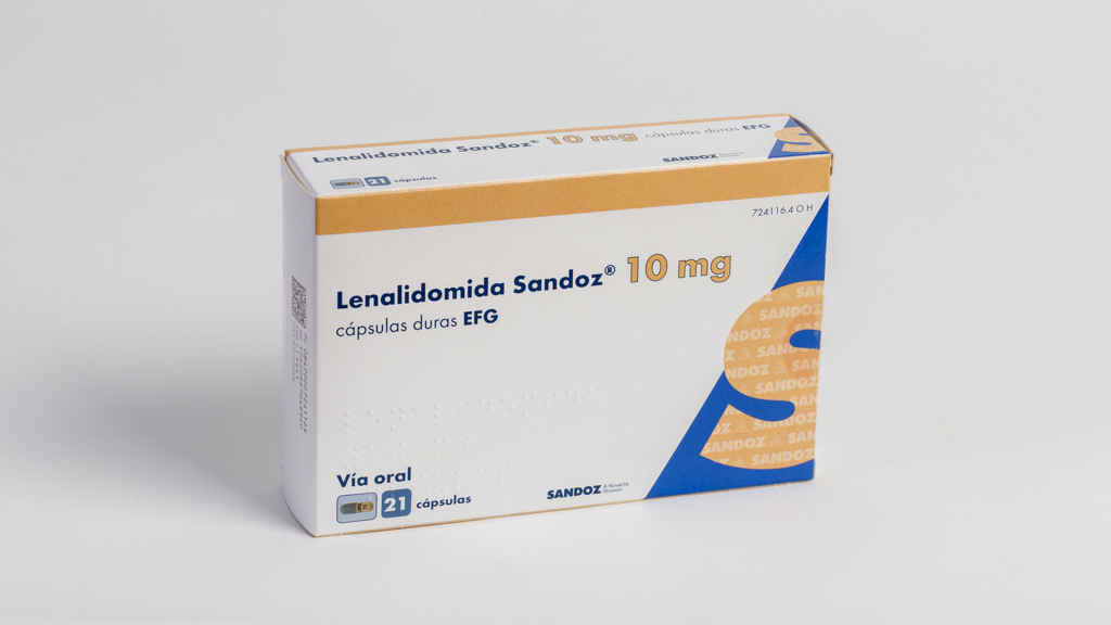 LENALIDOMIDA SANDOZ EFG 10 mg 21 CAPSULAS