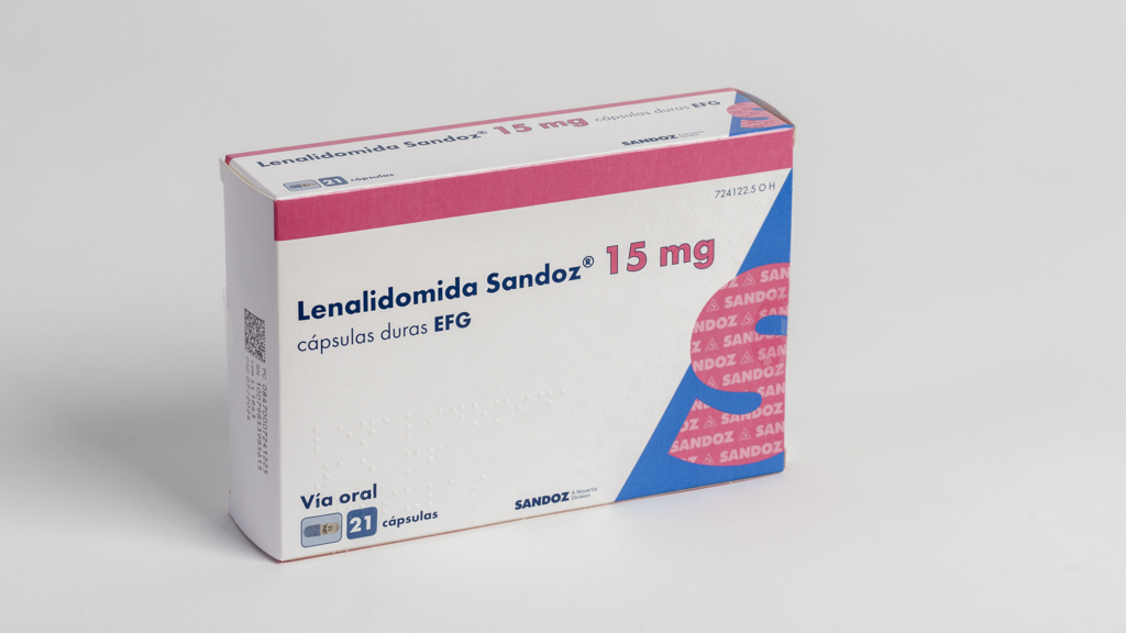 LENALIDOMIDA SANDOZ EFG 15 mg 21 CAPSULAS