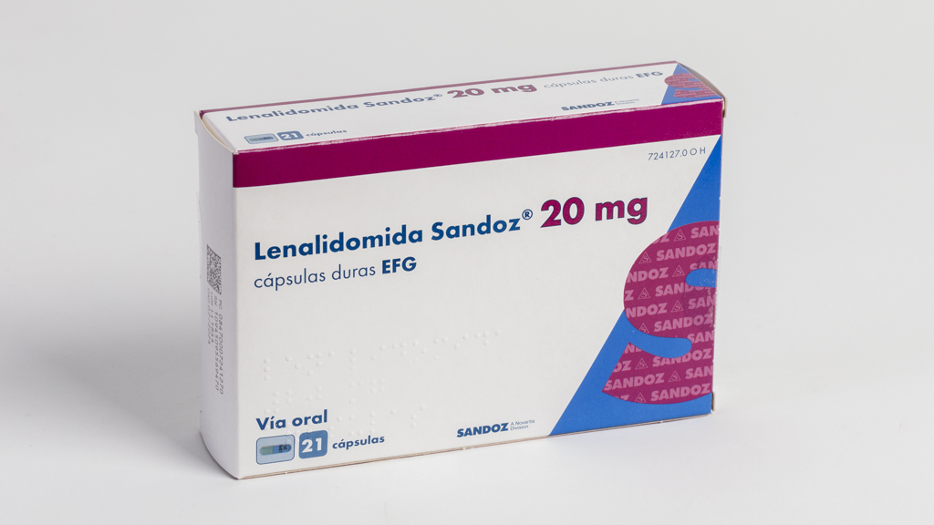 LENALIDOMIDA SANDOZ EFG 20 mg 21 CAPSULAS