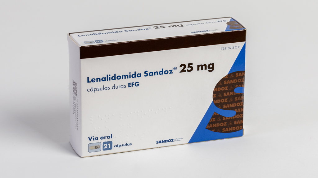 LENALIDOMIDA SANDOZ EFG 25 mg 21 CAPSULAS
