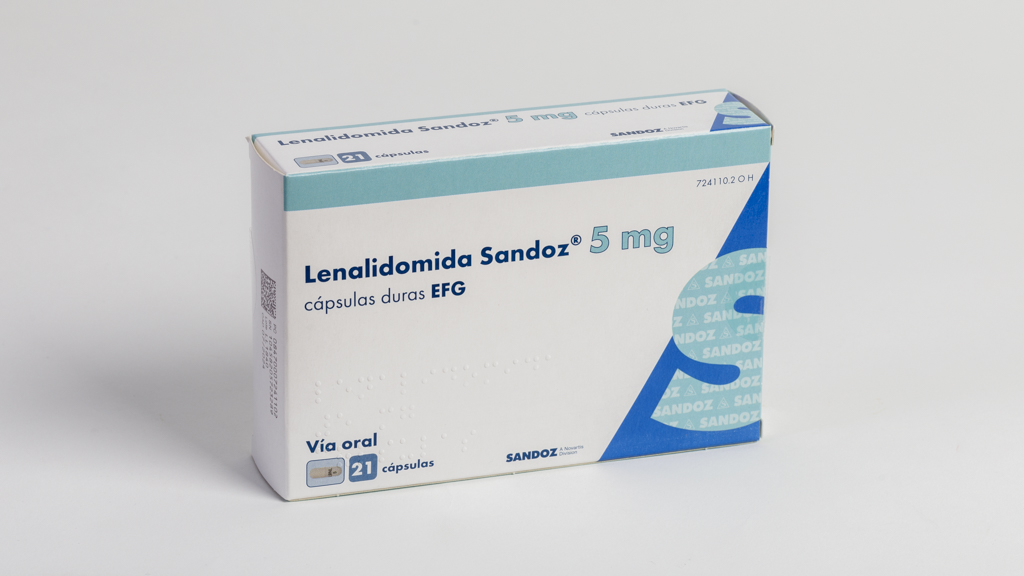 LENALIDOMIDA SANDOZ EFG 5 mg 21 CAPSULAS