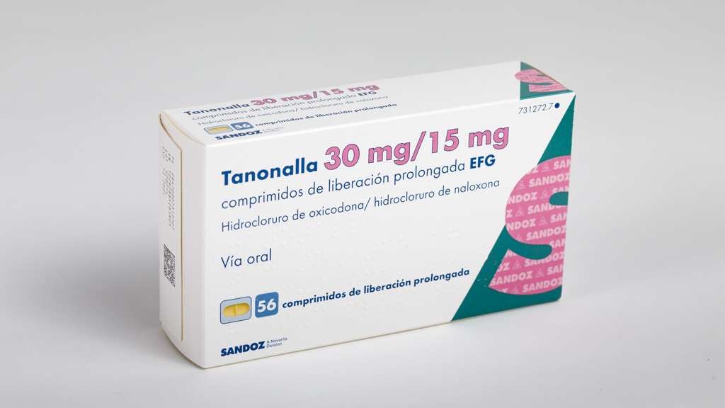OXICODONA/NALOXONA SANDOZ EFG 30 mg/15 mg 56 COMPRIMIDOS LIBERACION PROLONGADA