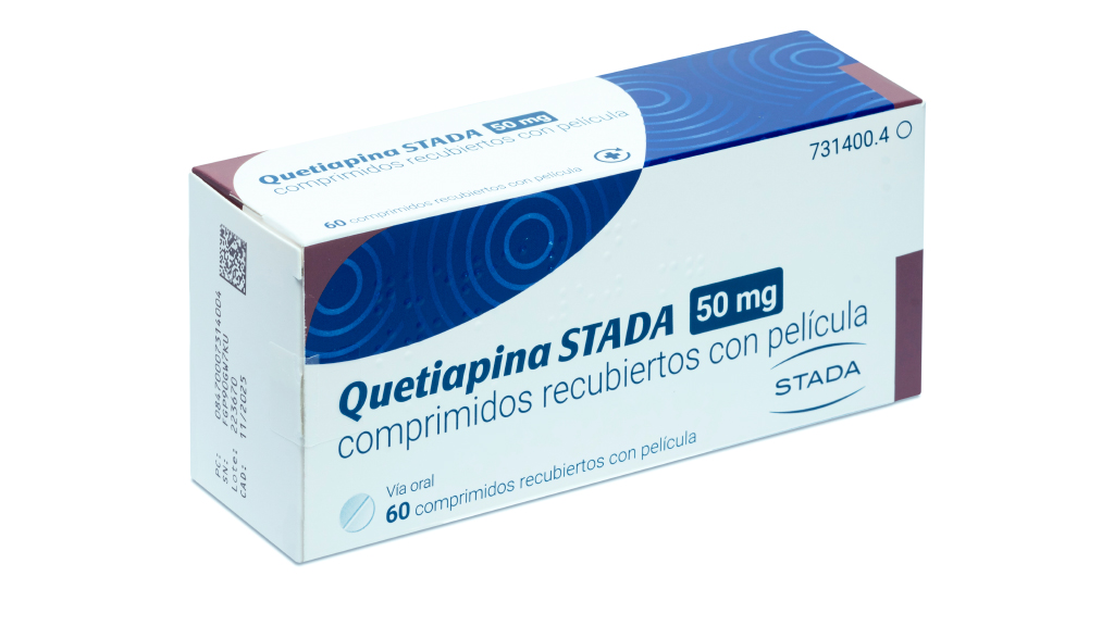 QUETIAPINA STADA 50 mg 60 COMPRIMIDOS RECUBIERTOS