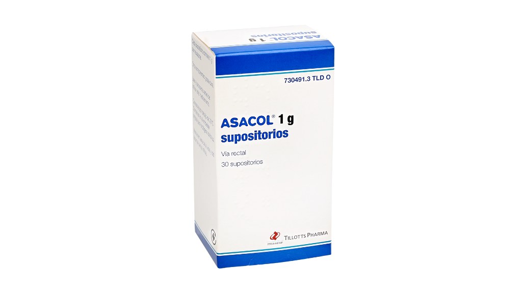 ASACOL 1 g 30 SUPOSITORIOS