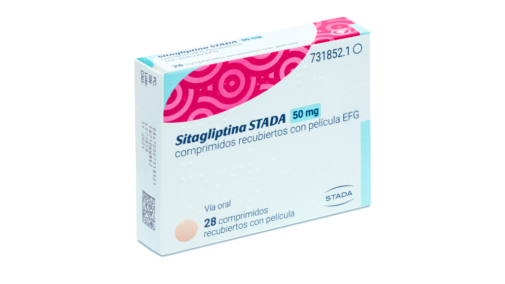SITAGLIPTINA STADA EFG 50 mg 28 COMPRIMIDOS RECUBIERTOS