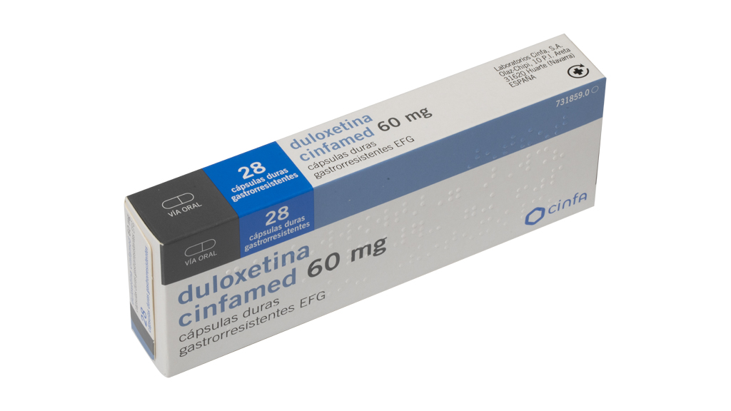 DULOXETINA CINFAMED EFG 60 mg 56 CAPSULAS GASTRORRESISTENTES