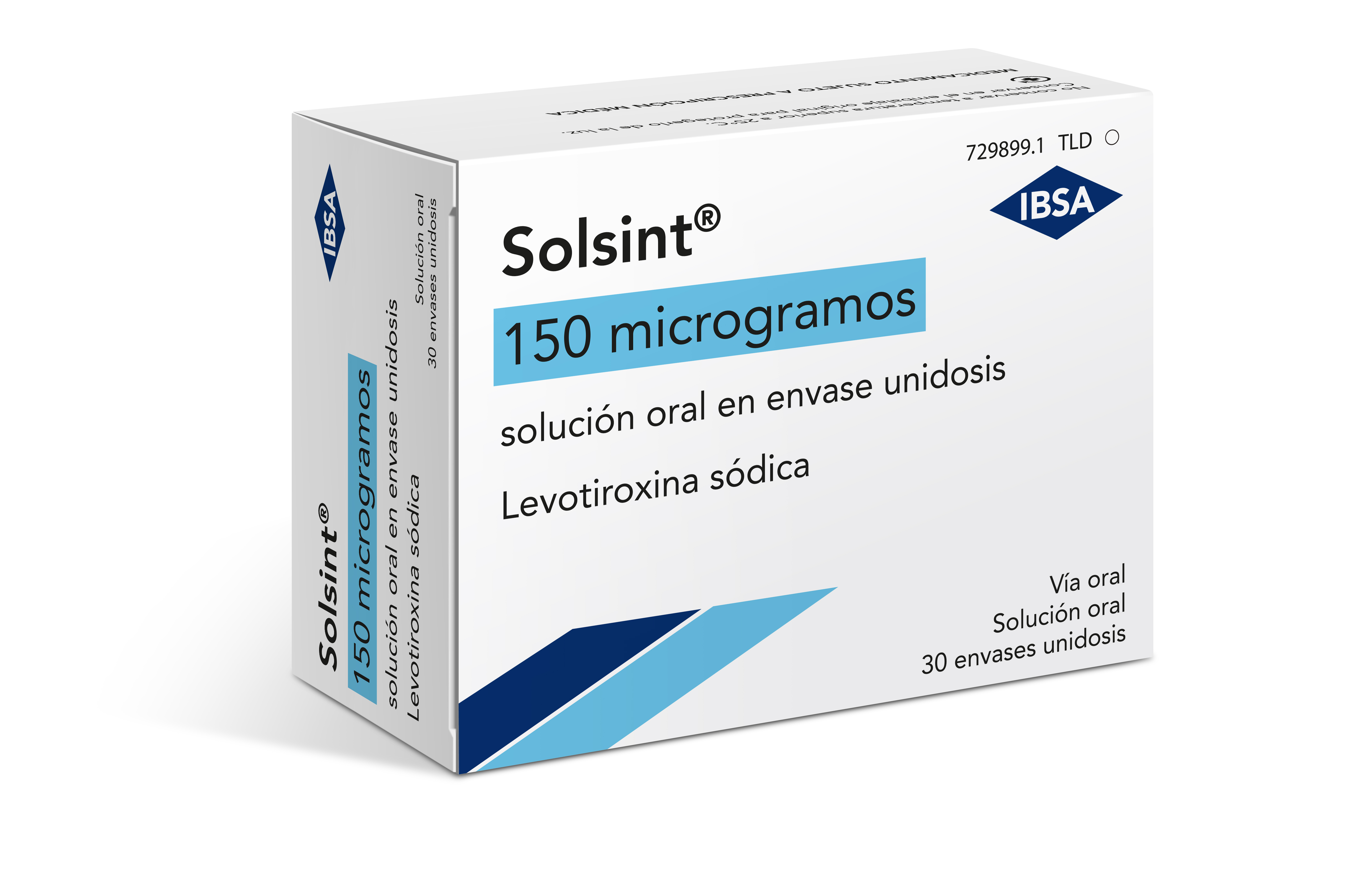 SOLSINT 150 microgramos SOLUCION ORAL 30 ENVASES UNIDOSIS 1 ml