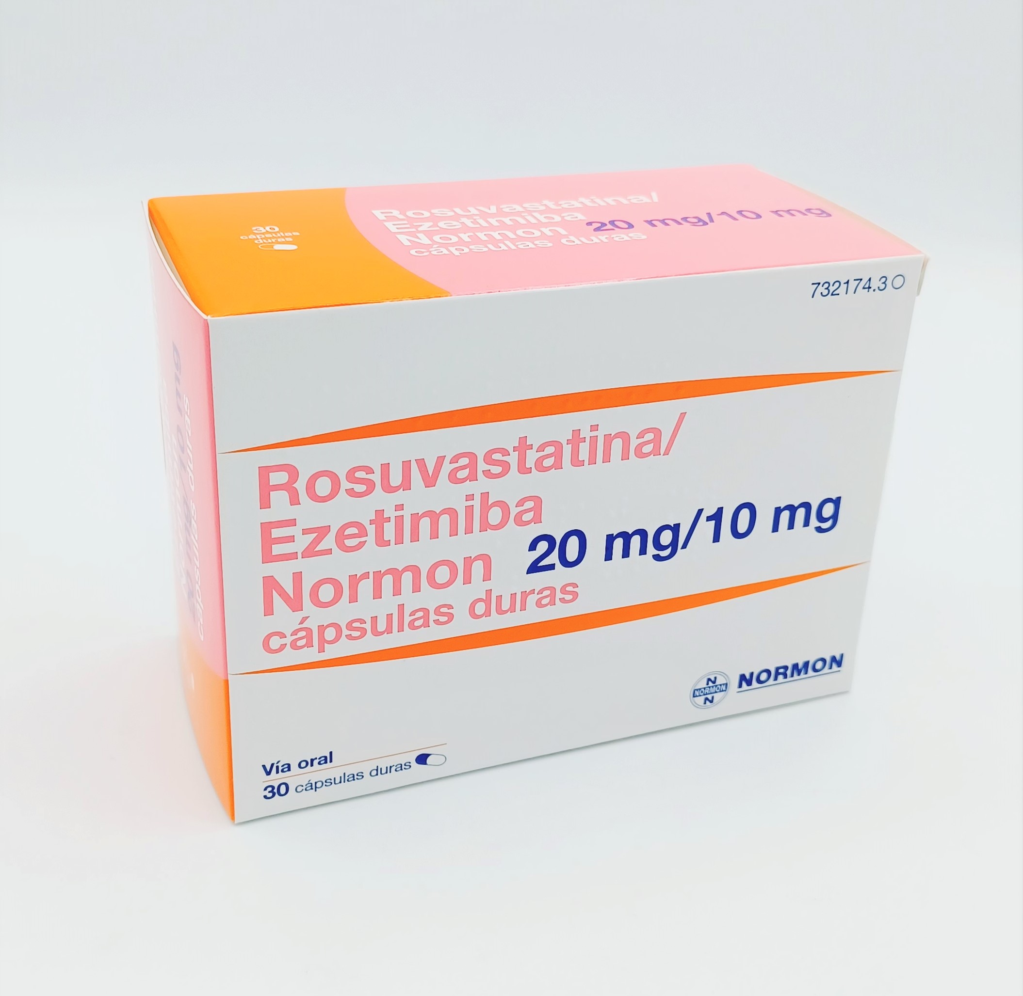 ROSUVASTATINA/EZETIMIBA NORMON 20 mg/10 mg 30 CAPSULAS