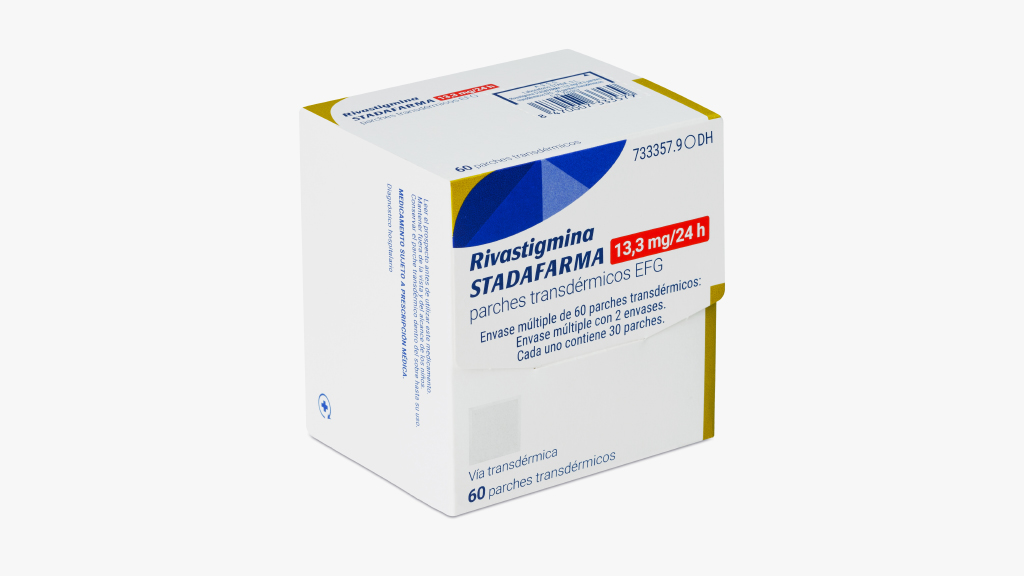 RIVASTIGMINA STADAFARMA EFG 13,3 mg/24 h 60 PARCHES TRANSDERMICOS