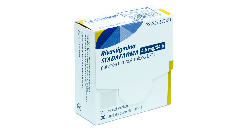 RIVASTIGMINA STADAFARMA EFG 4,6 mg/24 h 60 PARCHES TRANSDERMICOS PAPEL/PET/Al/PAN