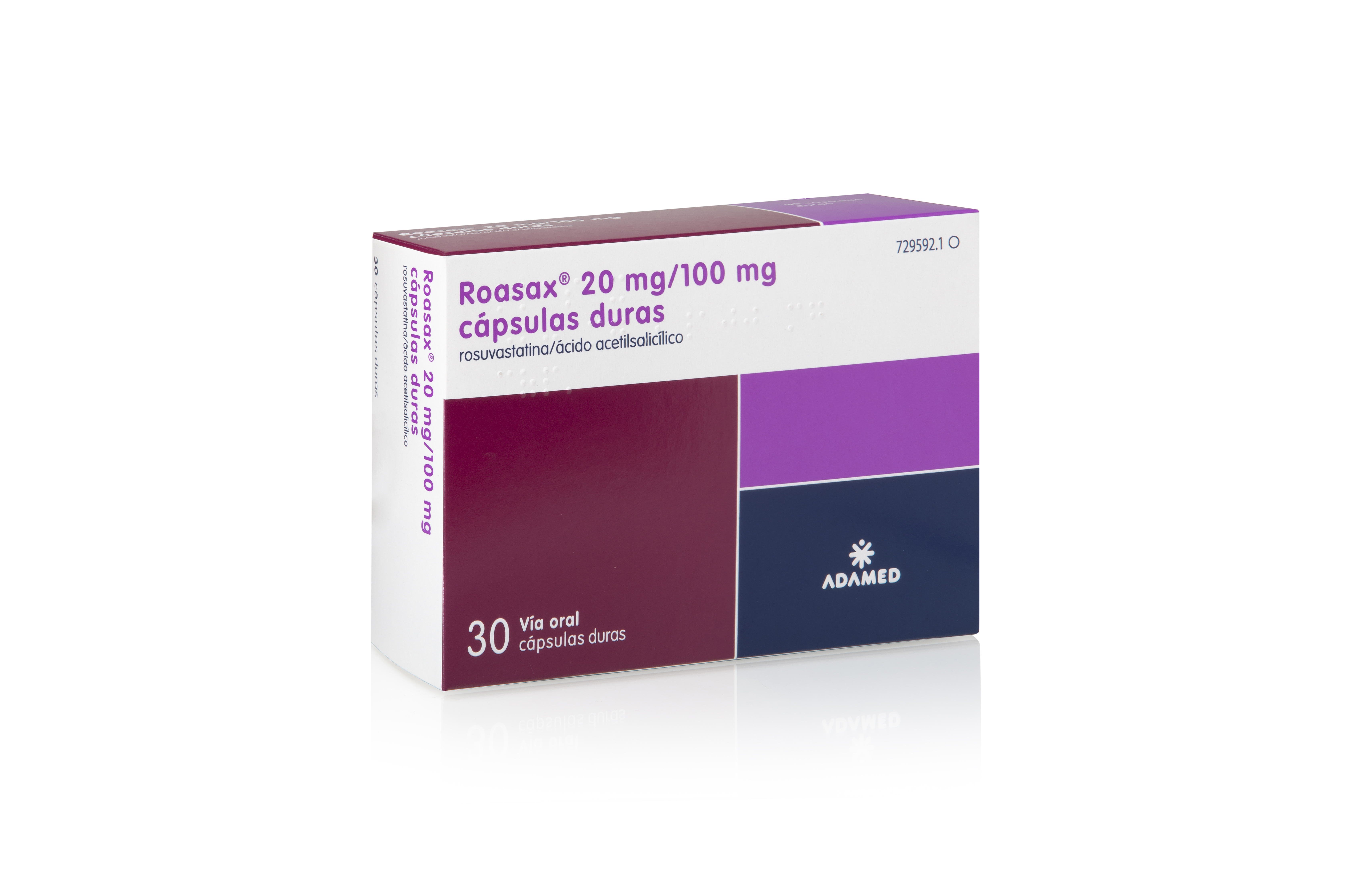 ROASAX 20 mg/100 mg 30 CAPSULAS