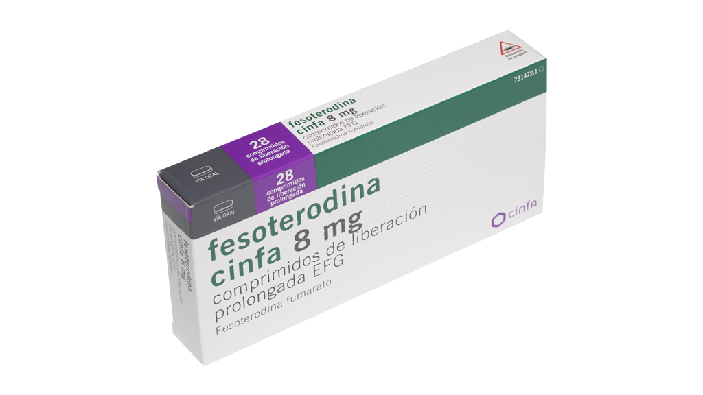 FESOTERODINA CINFA EFG 8 mg 28 COMPRIMIDOS LIBERACION PROLONGADA