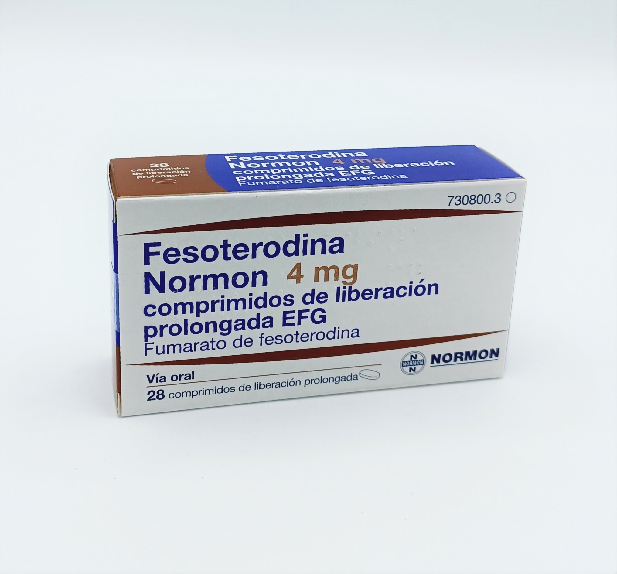 FESOTERODINA NORMON EFG 4 mg 28 COMPRIMIDOS LIBERACION PROLONGADA
