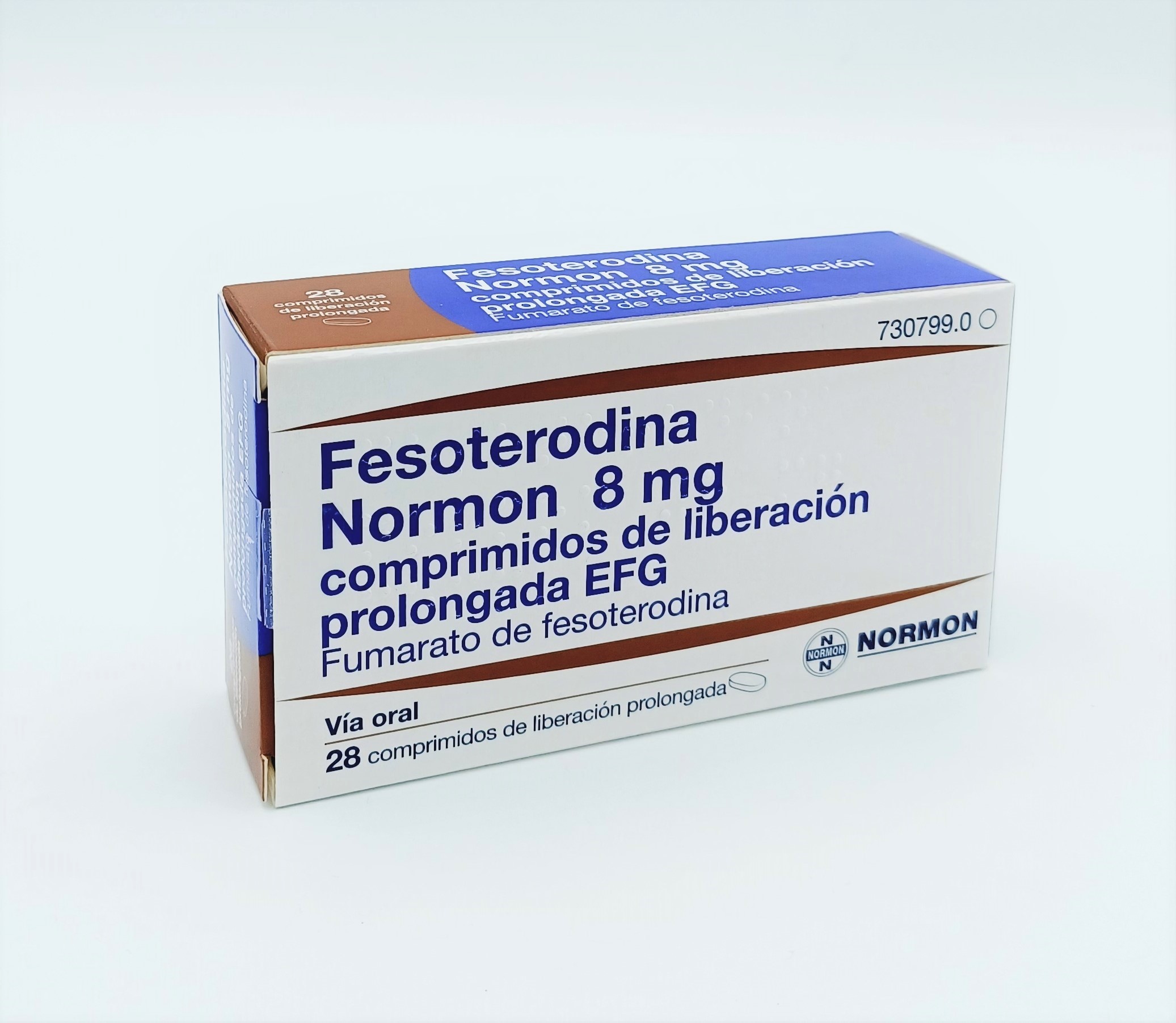 FESOTERODINA NORMON EFG 8 mg 28 COMPRIMIDOS LIBERACION PROLONGADA