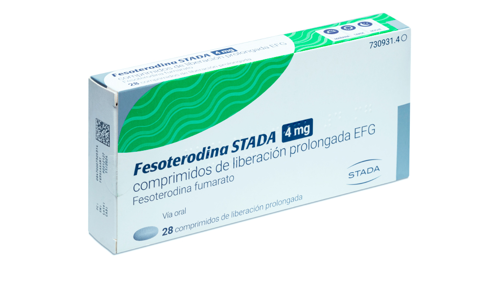 FESOTERODINA STADA EFG 4 mg 28 COMPRIMIDOS LIBERACION PROLONGADA
