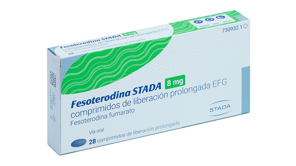FESOTERODINA STADA EFG 8 mg 28 COMPRIMIDOS LIBERACION PROLONGADA