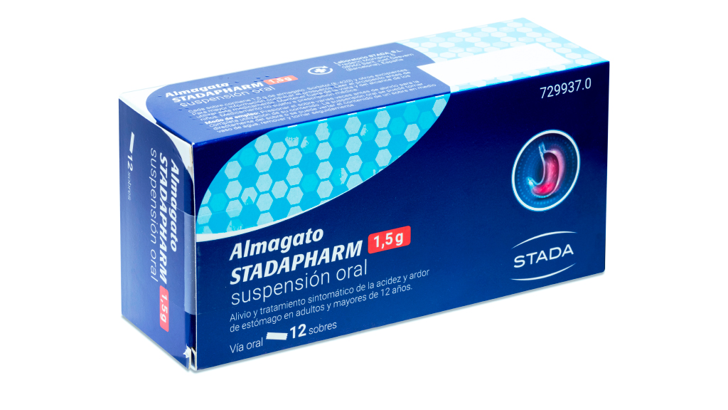 ALMAGATO STADAPHARM 1,5 g 12 SOBRES SUSPENSION ORAL