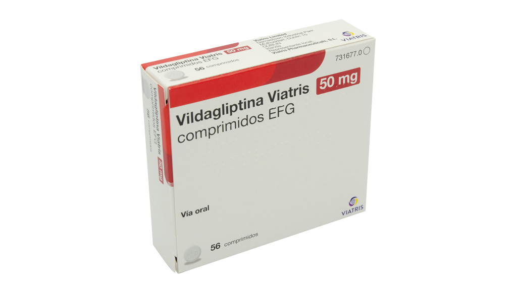 VILDAGLIPTINA VIATRIS EFG 50 mg 28 COMPRIMIDOS