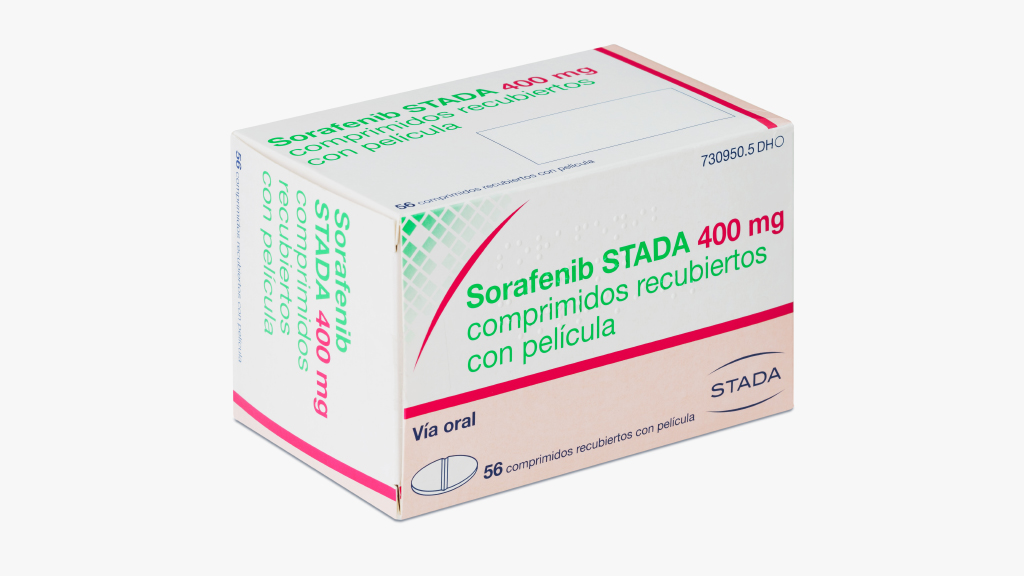 SORAFENIB STADA 400 mg 56 COMPRIMIDOS RECUBIERTOS