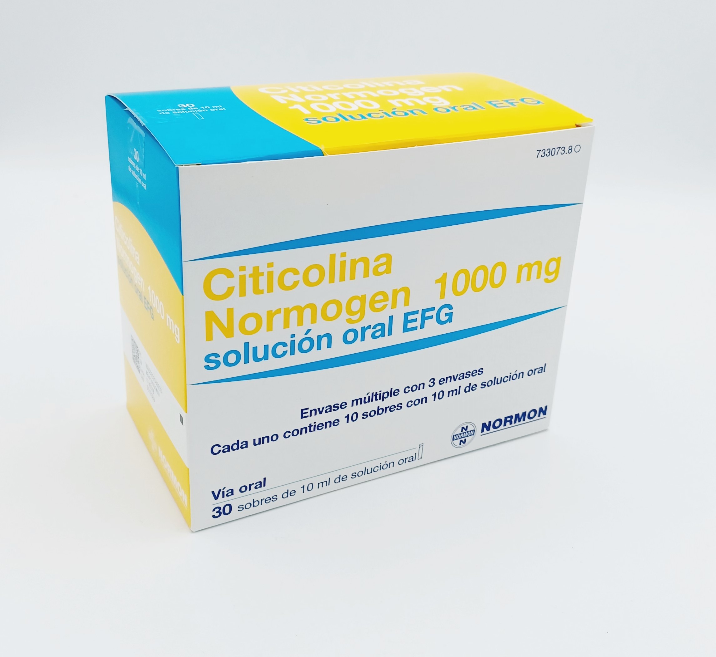 CITICOLINA NORMOGEN EFG 1000 mg 10 SOBRES SOLUCION ORAL 10 ml