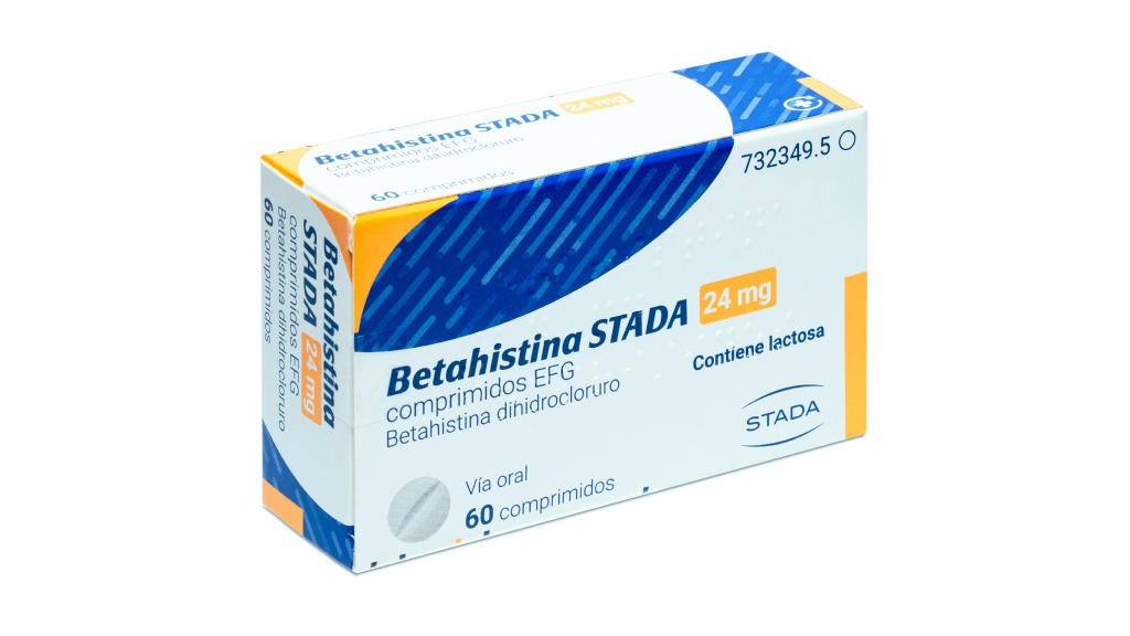 BETAHISTINA STADA EFG 24 mg 60 COMPRIMIDOS