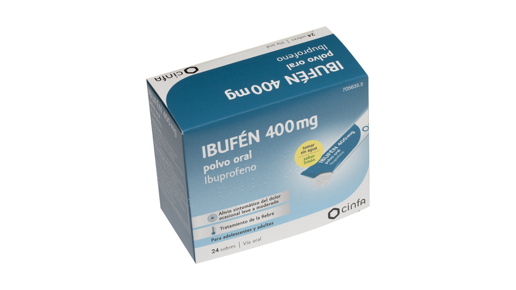 IBUFEN 400 mg 24 SOBRES POLVO ORAL