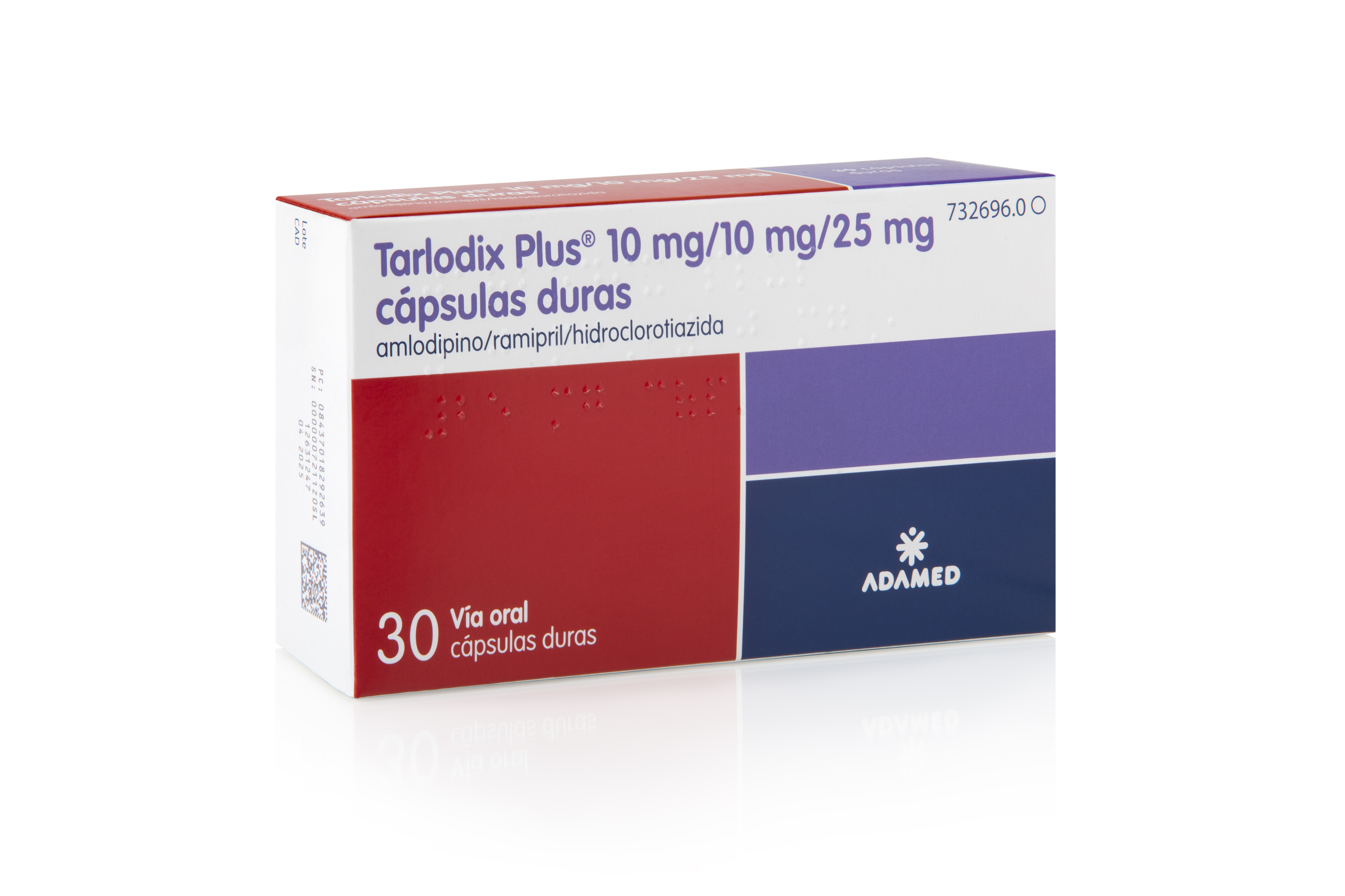 TARLODIX PLUS 10 mg/10 mg/25 mg 30 CAPSULAS