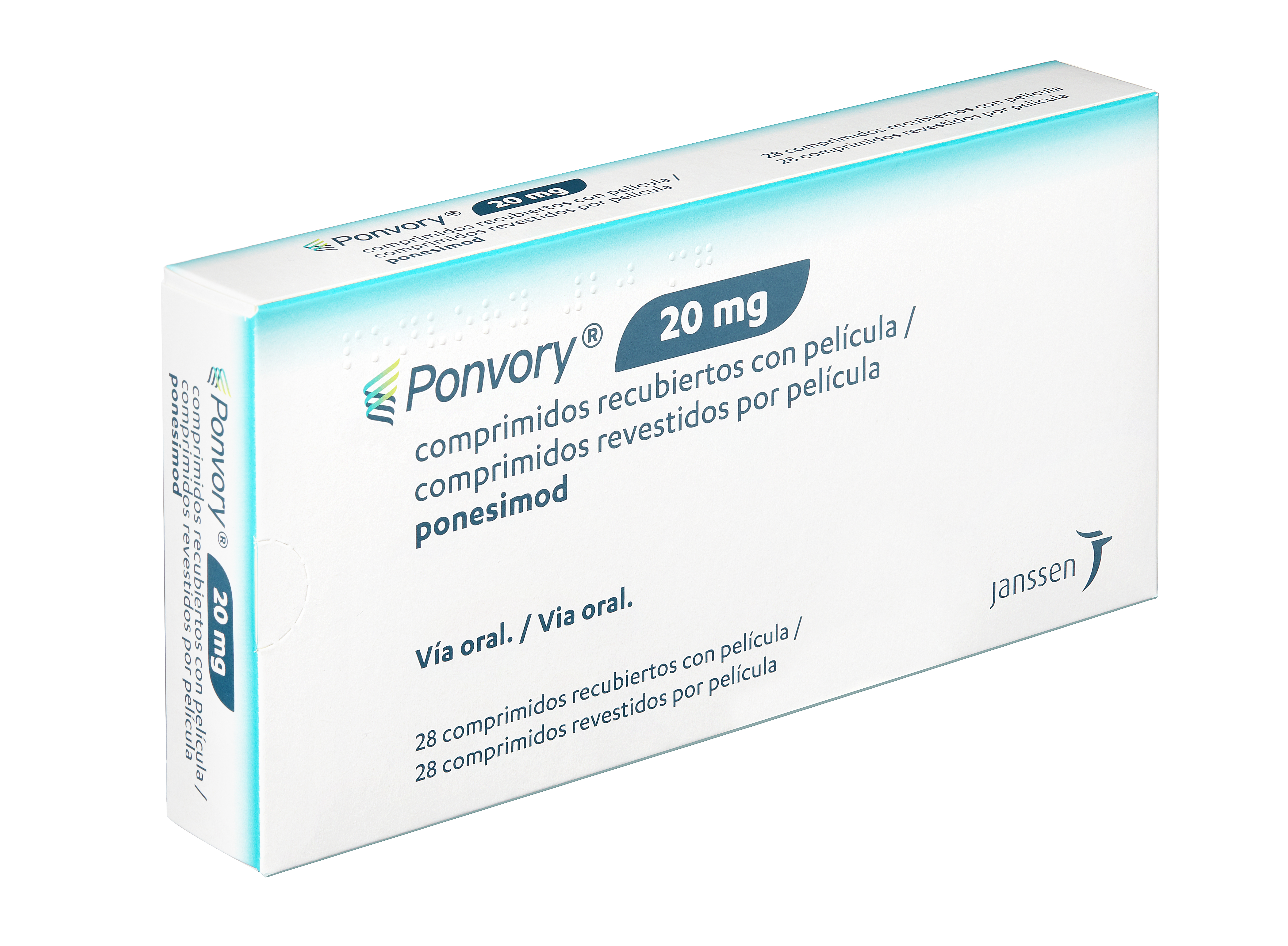 PONVORY 20 mg 28 COMPRIMIDOS RECUBIERTOS