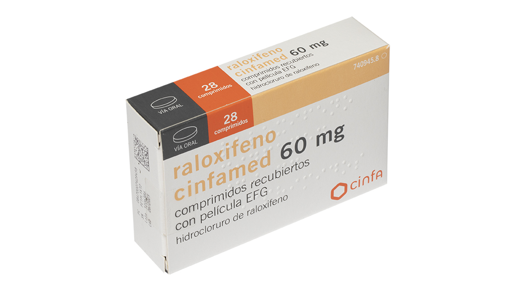 RALOXIFENO CINFAMED EFG 60 mg 28 COMPRIMIDOS RECUBIERTOS