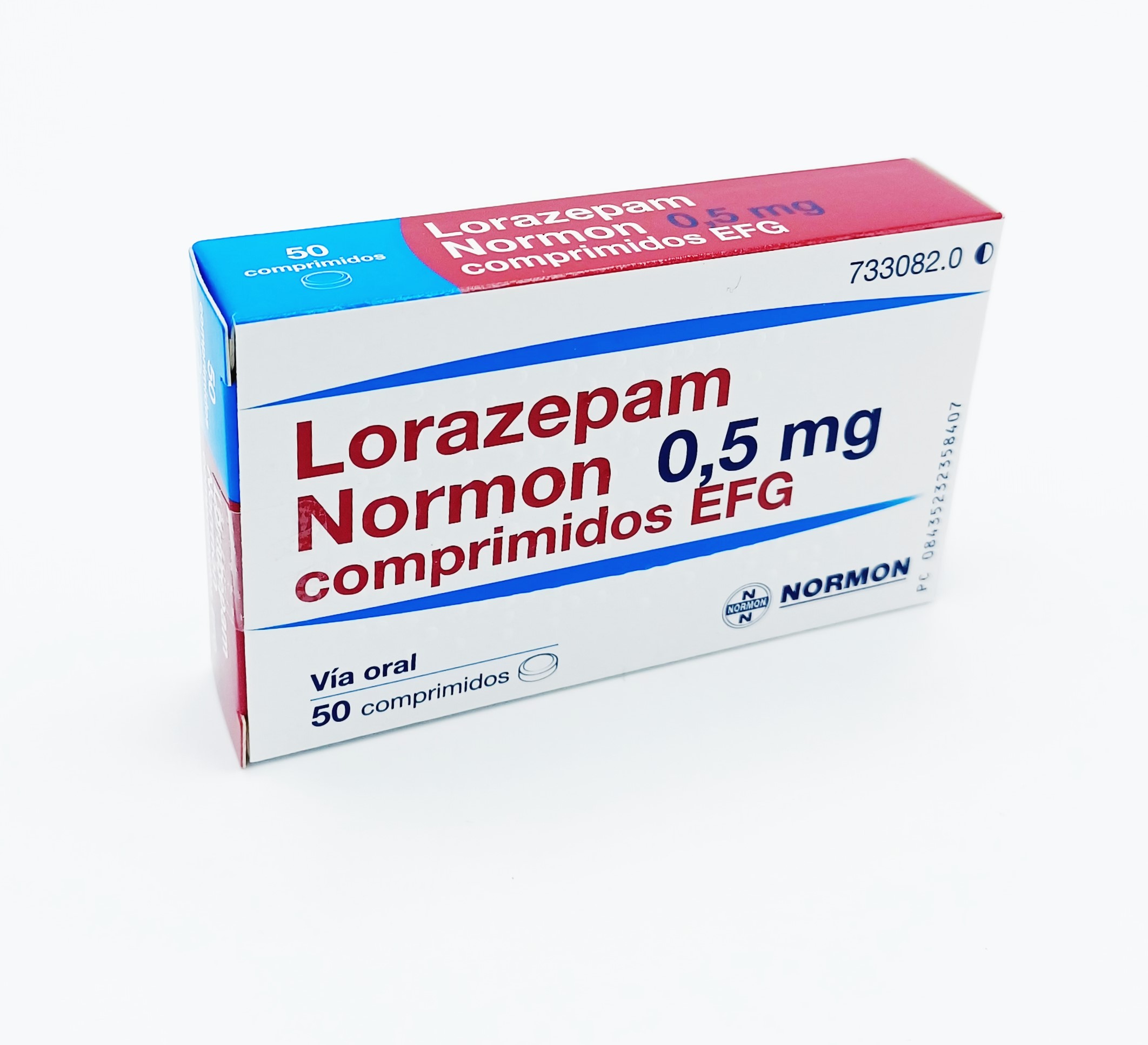 LORAZEPAM NORMON EFG 0,5 mg 50 COMPRIMIDOS BLISTER Al/PVC/PVDC