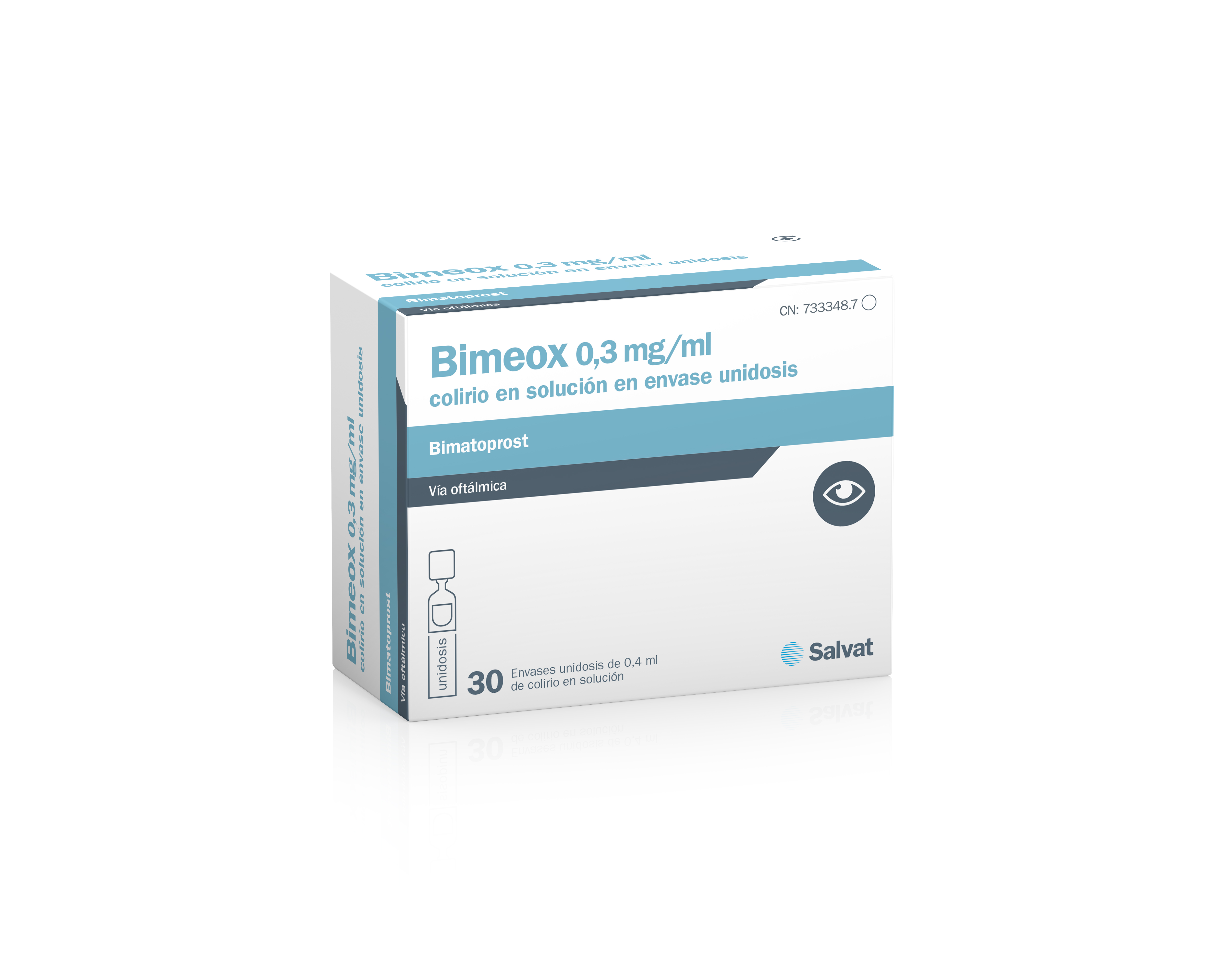 BIMEOX 0,3 mg/ml COLIRIO EN SOLUCION 30 MONODOSIS 0,4 ml