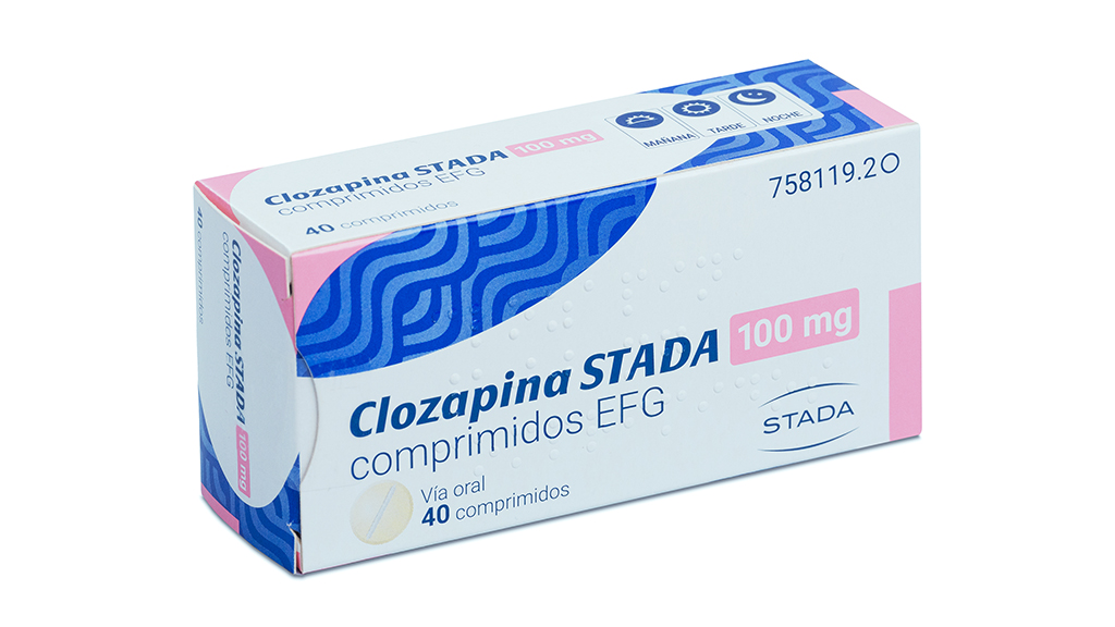 CLOZAPINA STADA EFG 100 mg 40 COMPRIMIDOS