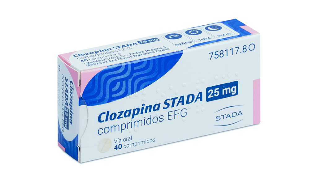 CLOZAPINA STADA EFG 25 mg 40 COMPRIMIDOS