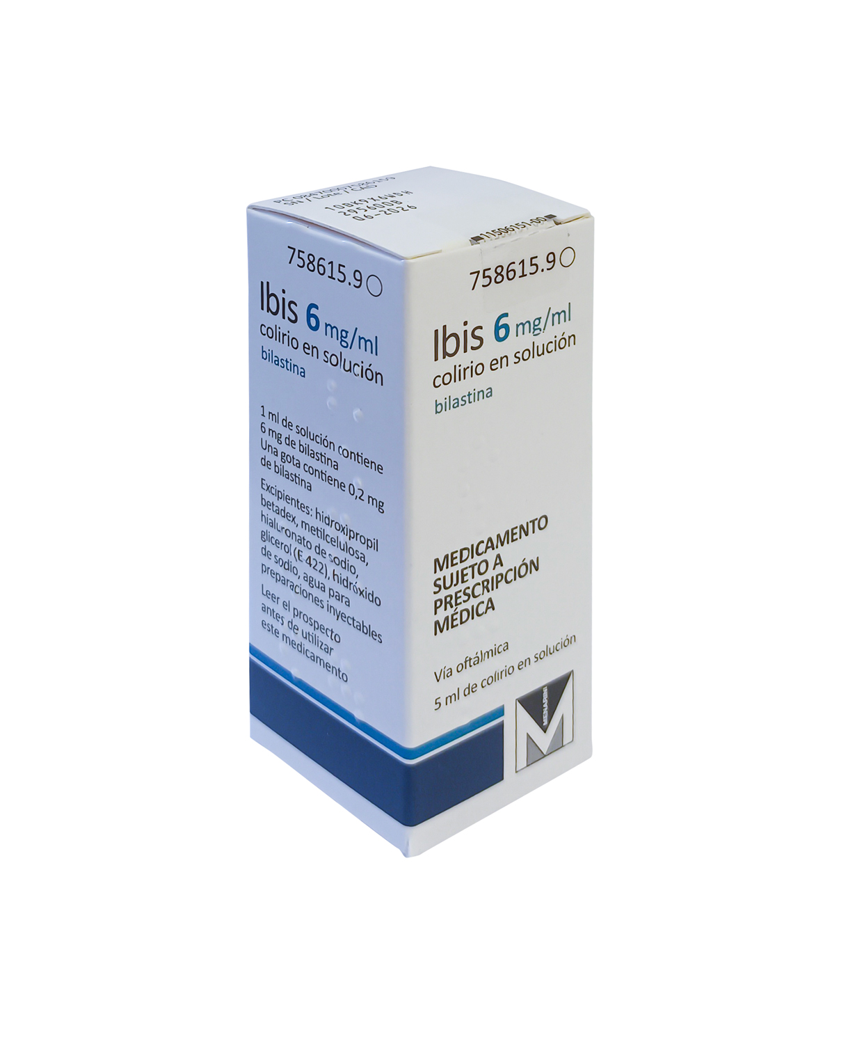 IBIS 6 mg/ml COLIRIO EN SOLUCION 1 FRASCO 5 ml