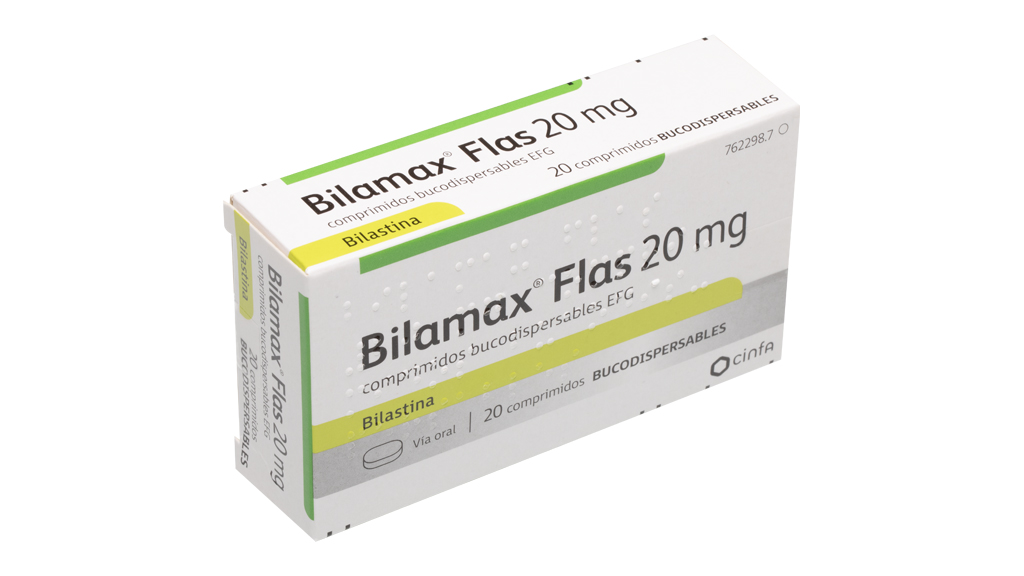 BILAMAX FLAS EFG 20 mg 20 COMPRIMIDOS BUCODISPERSABLES Al/Al