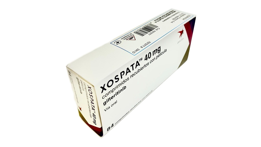 XOSPATA 40 mg 84 COMPRIMIDOS RECUBIERTOS