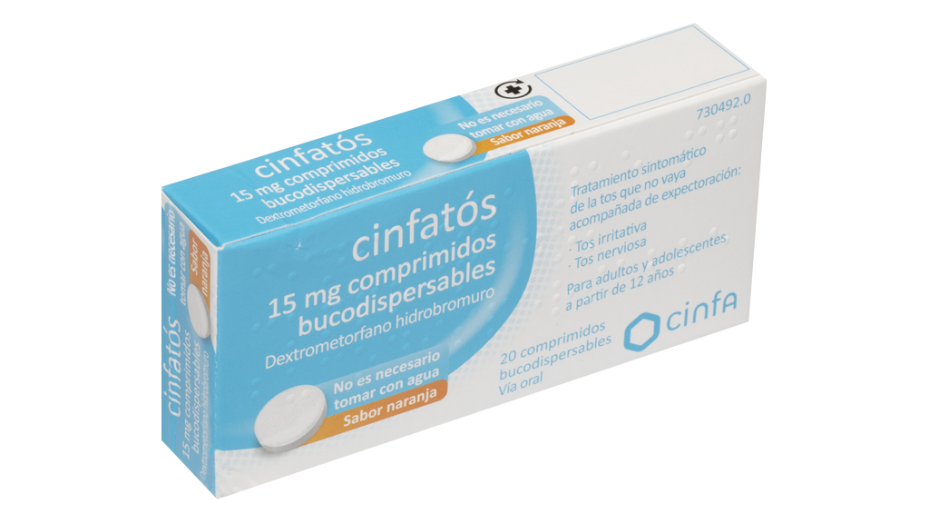CINFATOS 15 mg 20 COMPRIMIDOS BUCODISPERSABLES PVC-PVDC/Al
