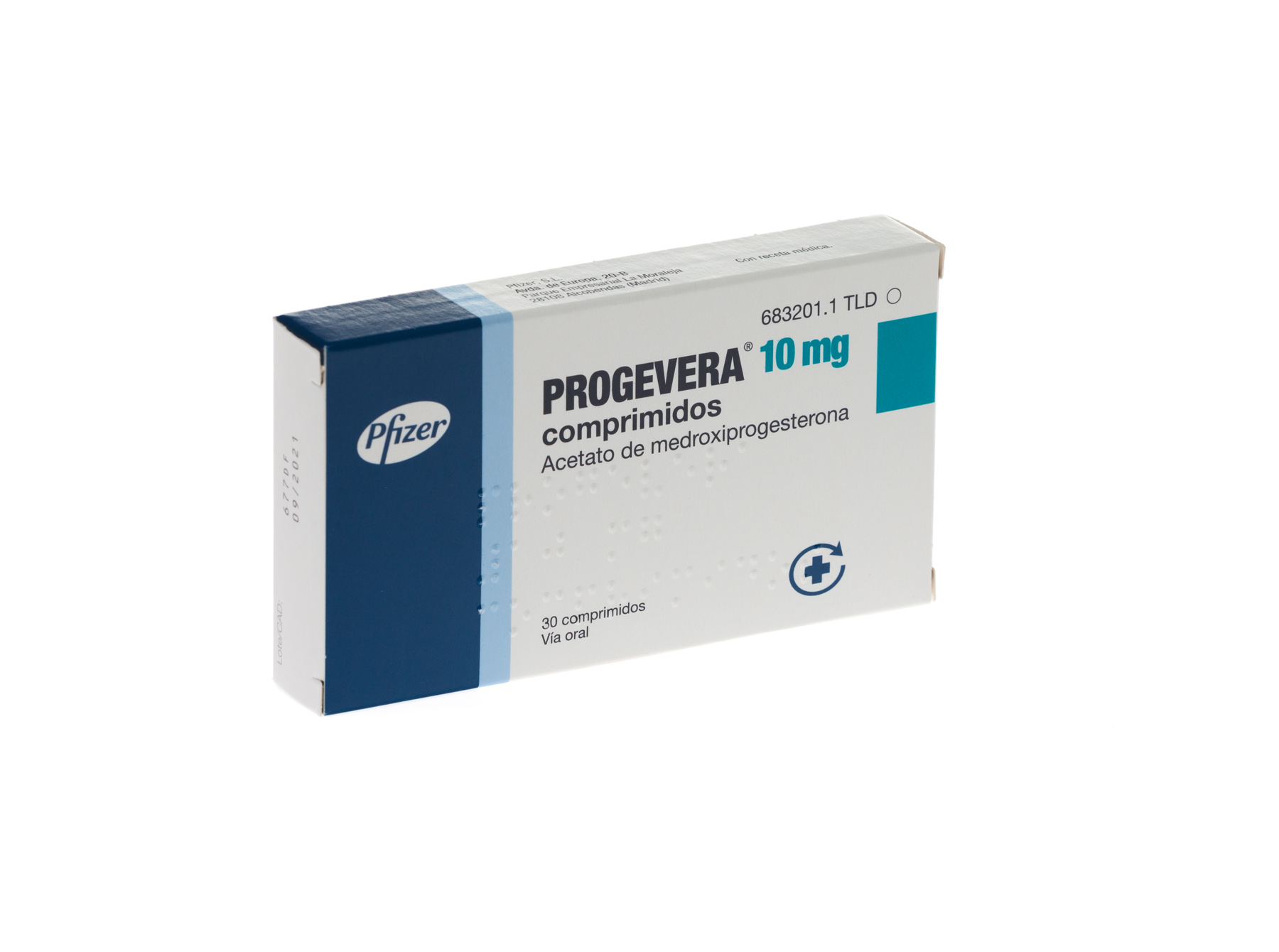 PROGEVERA 10 mg 30 COMPRIMIDOS