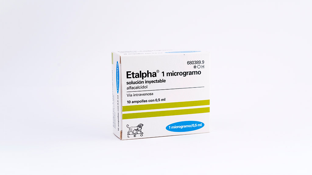 ETALPHA 1 microgramo 10 AMPOLLAS SOLUCION INYECTABLE 0,5 ml