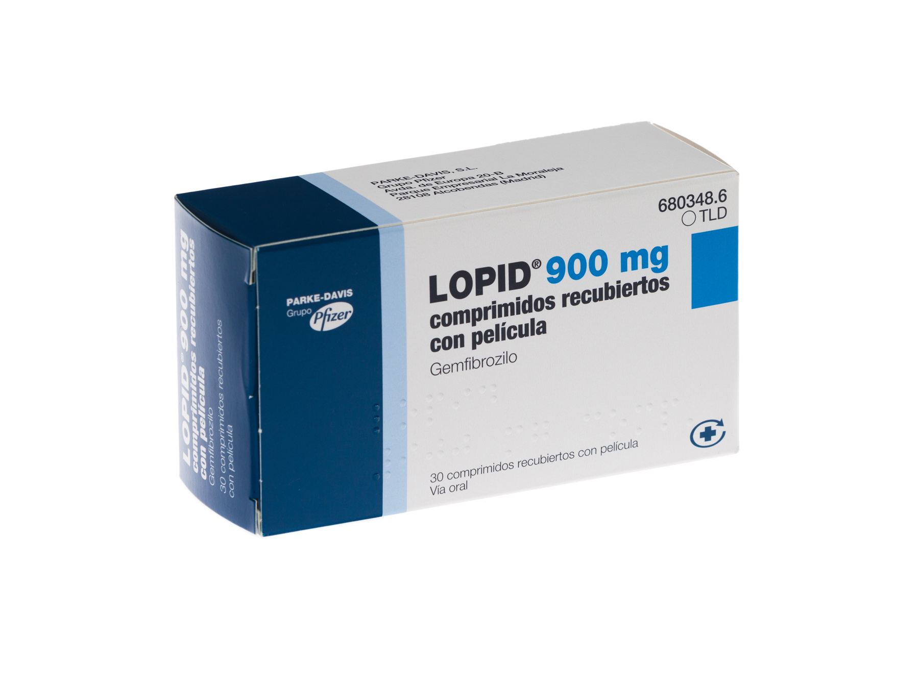 LOPID 900 mg 30 COMPRIMIDOS RECUBIERTOS