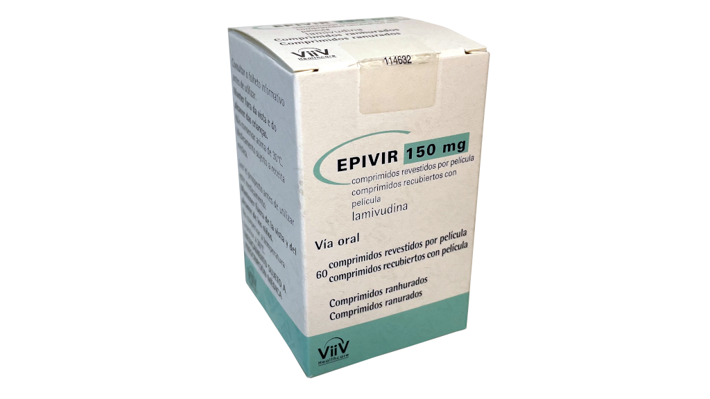 EPIVIR 150 mg 60 COMPRIMIDOS RECUBIERTOS FRASCO