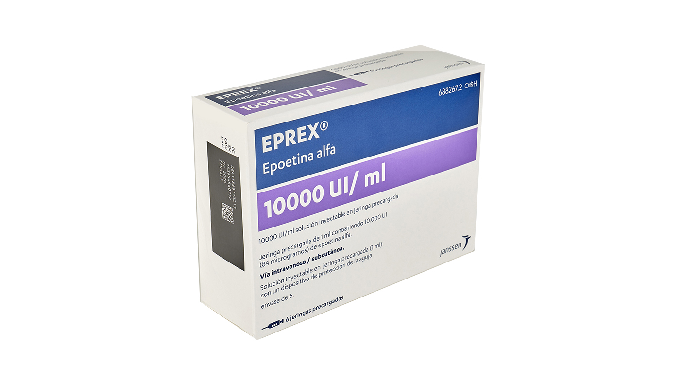 EPREX 6000 UI 6 JERINGAS PRECARGADAS SOLUCION INYECTABLE 0,6 ml