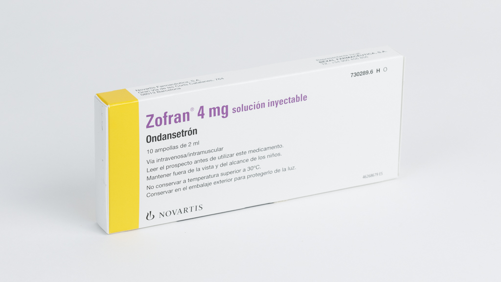 ZOFRAN 4 mg 10 AMPOLLAS SOLUCION INYECTABLE 2 ml