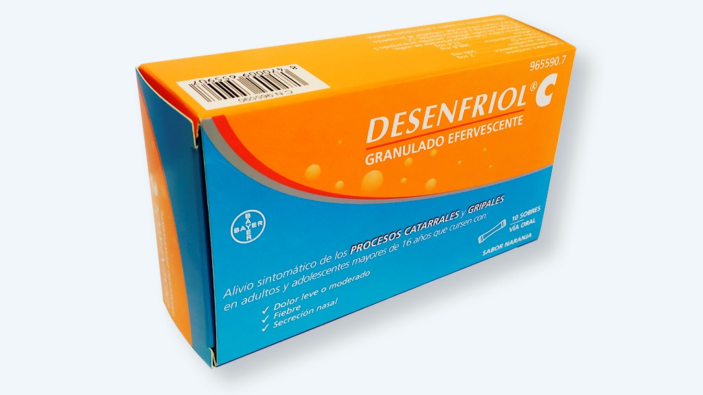 DESENFRIOL C 10 SOBRES GRANULADO EFERVESCENTE