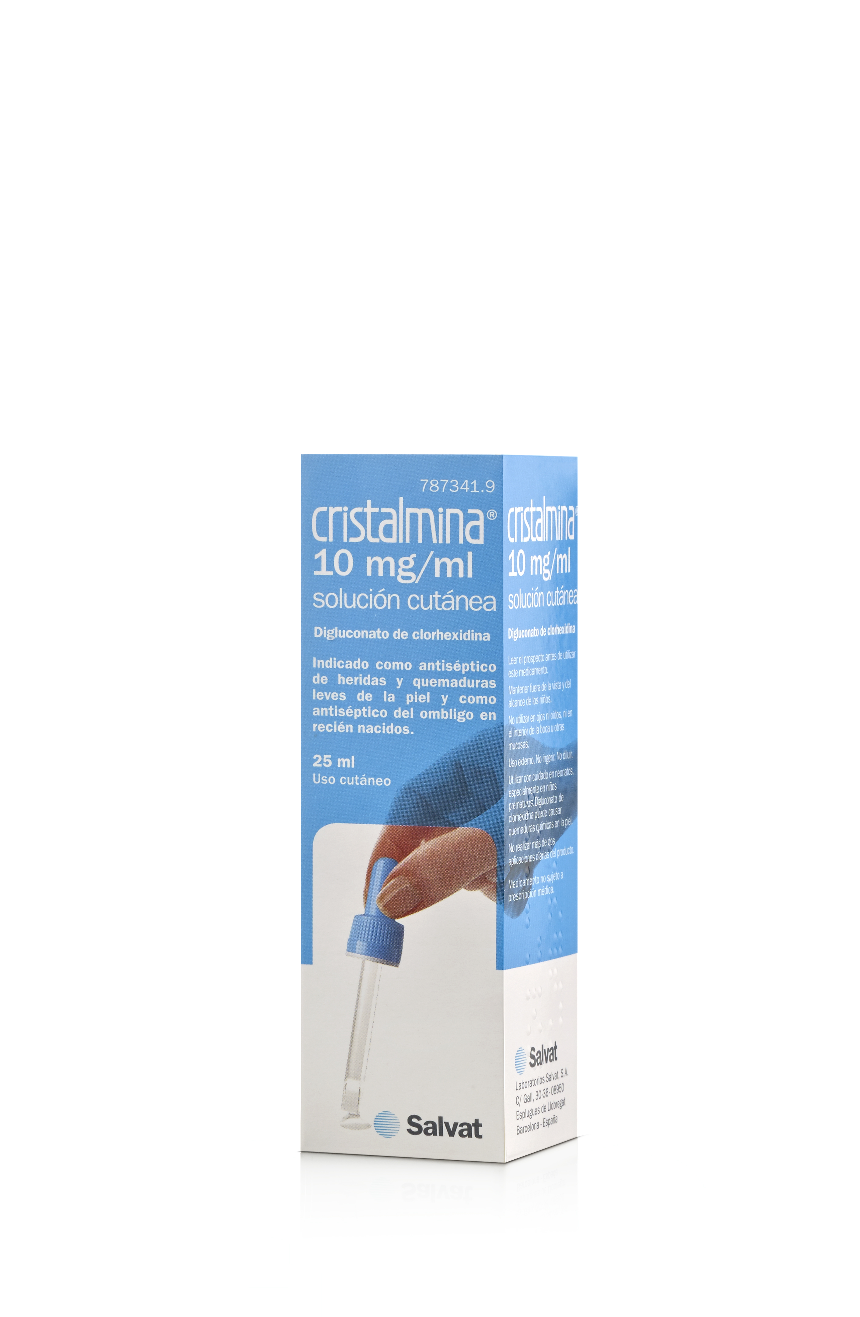 CRISTALMINA 10 mg/ml SOLUCION CUTANEA 1 FRASCO 25 ml